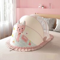 Mùng màn ngủ chống muỗi cho bé gấp gọn thế hệ mới - kích thước 102x58x60 cm