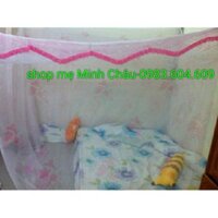 MÙNG NGŨ 1,6m x 2m x cao 2,2m (VOAL THÁI LAN, dập nổi công nghệ Nhật) [Thoáng, dai, bền, đẹp]