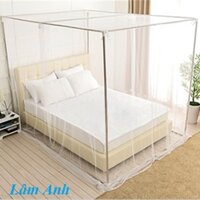 Mùng Ngủ Lưới TRẮNG 4M x 2M Kích Thước Lớn, Mùng Lưới Cao Cấp