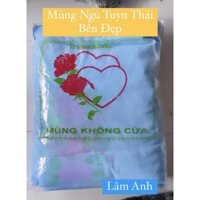 Mùng Ngủ Tuyn Bông Thái 1M6 x2M, Sợi Vải Dai Và Bền,Dệt Lưới Nhỏ