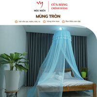 Mùng Tròn/ Màn Tròn Cao Cấp Mộc Miên Mềm Mịn Rủ, Ren Thêu