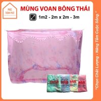 Mùng Voan Thái Cao Cấp Quang Tuyết Màn Chống Muỗi Rèm Chống Muỗi Mùng Ngủ Giăng Dây - Nhiều Size