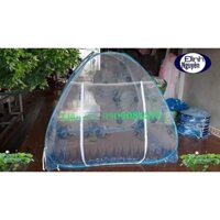 Mùng Xếp Tự Bung 1m6x2m Màu Xanh dương