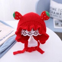 Mũ/nón len trái cây cho bé gái bé trai 0-12 tháng