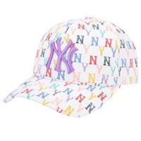 Mũ/Nón MLB Ball Cap NY Rainbow – White