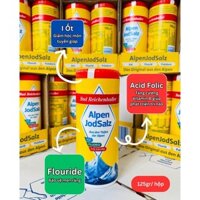 Muối ăn i-ốt Alpen Jobsalz 125g - nhập khẩu từ ĐỨC