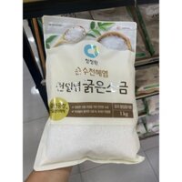Muối Biển Hạt To Daesang Hàn Quốc Gói 1KG / 대상) 신안섬보배 굵은소금(김치용) 1KG