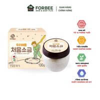 Muối biển hữu cơ cho bé MIZNCO - Cung cấp CANXI - Dành cho trẻ từ 12 tháng tuổi (100g) - FORBEE