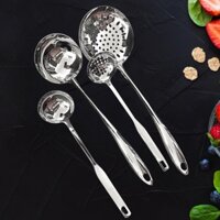 Muôi Canh, Lẩu Inox 304 Cao Cấp Malicook ( Muôi Thủng - Muôi Canh )[ XẢ KHO - FREESHIP]