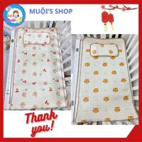 [Muội] Chiếu điều hòa cho bé bằng cao su non tặng kèm gối KILUTA In Hình 5D đáng yêu