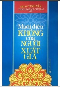 Mười Điều Không Của Người Xuất Gia Tái Bản