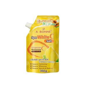 Muối tắm tẩy tế bào chết làm trắng da ABonne SPA White C Đu đủ và Chanh