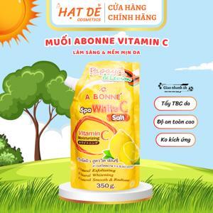Muối tắm tẩy tế bào chết làm trắng da ABonne SPA White C Đu đủ và Chanh