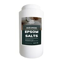 Muối Epsom - Epsom Salt MAGNESIUM SULFATE MgSO4 Chuyên Dùng Cho Cây Kiểng và Rau Quả, ngâm tay chân - hạt to, Hủ 2kg