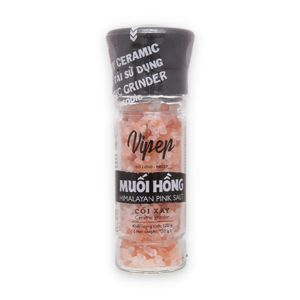 Muối hồng có cối xay Vipep hũ 120g