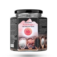 Muối Hồng Himalaya + Tiêu Đen Phú Quốc - 800g