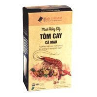 Muối Hồng Sấy Tôm Cay Cà Mau, Pink Salt Infused with Chili & Dried Shrimp from Ca Mau, 10 Gói (50g) - NAM XANH