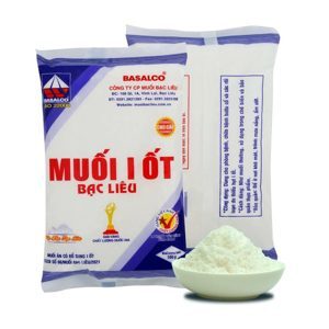 Muối I-ốt Bạc Liêu gói 500g