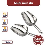 Muôi Inox xúc đá, dụng cụ múc đá,các loại hạt cà phê , bột,. muỗng đa năng chất liệu cao cấp không gỉ đa dạng kích thước