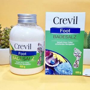 Muối khoáng ngâm chân Crevil foot badesalz - 600g