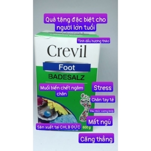 Muối khoáng ngâm chân Crevil foot badesalz - 600g