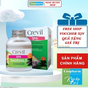 Muối khoáng tẩy da chết Crevil spa Badesalz - 600g