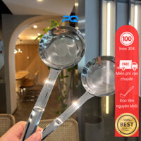 Muôi lọc dầu tác mỡ hớt bọt váng đồ ăn inox 304 HB24