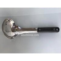 Muôi múc canh inox cán đen