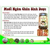 Muối ngâm chân sinh dược Huyền Thoại