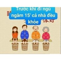 Muối ngâm chân sinh dược