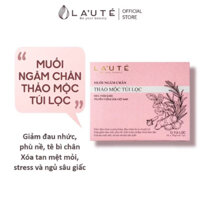 Muối Ngâm Chân Thảo Dược Túi lọc Laute Giảm Nhức Mỏi Sưng Tê Chân 10 túi lọc