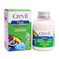 Muối ngâm chân thảo dược Crevil Foot Badesalz đau khớp, hôi chân 600g - KBM02