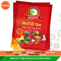 MUỐI ỚT TÔM DOXACO (20 GÓI/THÙNG)