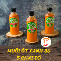 MUỐI ỚT XANH 86- Muối ớt 5 chai đỏ