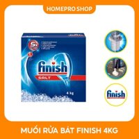 Muối Rửa Bát Finish, Muối Rửa Chén Bát Finish 4Kg Dùng Cho Máy Rửa Bát, Hàng Nhập Khẩu Châu Âu Chính Hãng