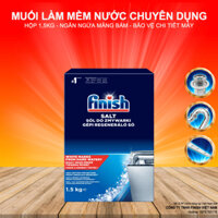 Muối Rửa Chén Bát Finish Giúp Làm Mềm Nước Chống Vôi Cặn Nhập Khẩu Châu Âu Chính Hãng Hộp 1,5kg