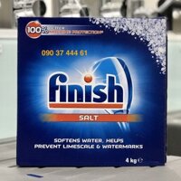 Muối Rửa Chén Finish 4Kg Nhập Đức | Loại Bỏ Bám Cặn Tại Thành, Tăng Tuổi Thọ Máy Rửa | Sạch Nhanh Chén Bát