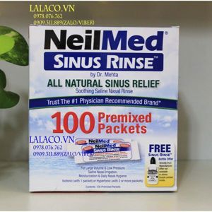Muối rửa mũi NeilMed Sinus Rinse hộp 100 gói