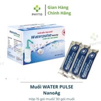 Muối Rửa Mũi Waterpulse. Muối biển tinh khiết Waterpulse được sử dụng kèm với bình rửa mũi để vệ sinh mũi sạch sẽ.