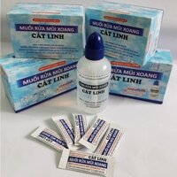 MUỐI RỬA MŨI XOANG CÁT LINH – Giúp vệ sinh mũi, làm sạch chất nhầy, giúp thông mũi (Chính Hãng)