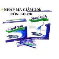 Muối rửa mũi xoang Cát Linh - Sinufresh, hộp 50 gói , bảo vệ và chăm sóc xoang mũi