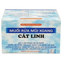 Muối Rửa Mũi Xoang Cát Linh, sử dụng để rửa mũi, làm sạch mũi