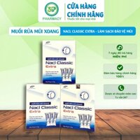 Muối Rửa Mũi Xoang - NACL CLASSIC EXTRA - Hộp 30 gói - Làm sạch - Bảo vệ niêm mạc mũi xoang