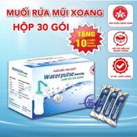 Muối rửa mũi xoang waterpulse (30 gói), muối rửa mũi, bình rửa mũi, muối rửa mũi nano bạc điều trị viêm xoang