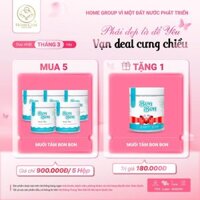 Muối tắm bé Bon Bon - [HCM hoả tốc] mát da phù hợp da trẻ bị viêm mẩn đỏ, hăm tã, chàm sữa 400g