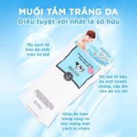 Muối Tắm Bò Q10 [Thái Lan] Muối Tắm Body Sữa Bò Trắng Da Milk Plus Whitening Q10 Salt Scrub 300g [Chuẩn Thá