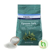 Muối tắm Epsom salt Equaline hương bạch đàn và bạc hà 1.36kg Eucalyptus & spearmint scented