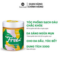 Muối tắm gội tẩy tế bào chết da đầu, tóc BareSoul FREE Hair Scrub 330g