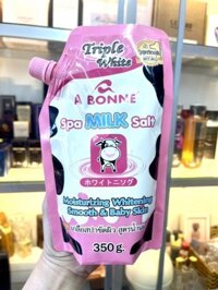 Muối tắm sữa bò tẩy tế bào chết A Bonne Spa Milk Salt Thái Lan 350gr