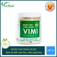 Muối Tắm Thảo Dược ViMi Thuộc Viên Minh Đường  Sữa Tắm Cho Bé , Trị Rôm Sảy cho Trẻ Sơ Sinh 200gr - 500gr